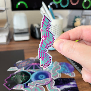 Retro Computer Cursor Sticker