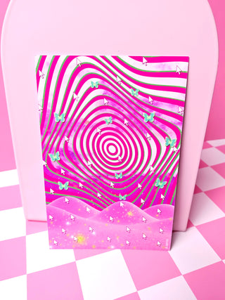 Pink Dreamcore Fantasy Art Print