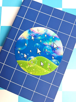 Webcore Dreams Holographic Sticker