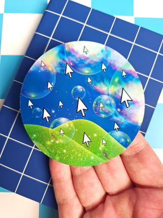 Webcore Dreams Holographic Sticker