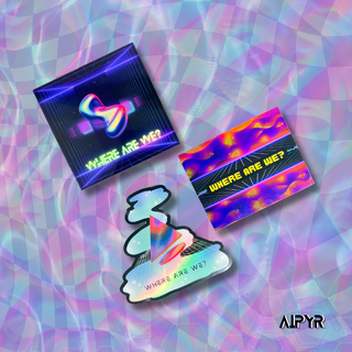 Where Are We? Holographic Sticker Pack by Aipyr