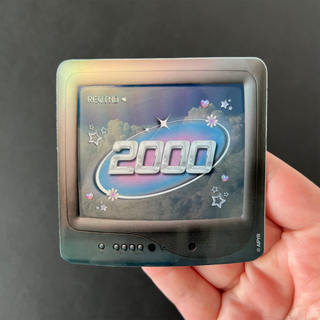 Y2K 2000s Retro TV Sticker by AIPYR