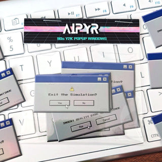 90s Y2K PC Error Message Stickers