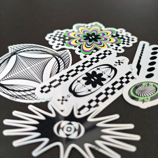Close up of the Y2K Aesthetic Mini Sticker Pack