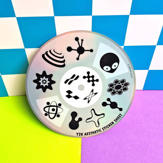 Y2K Aesthetic Holographic Sticker Sheet