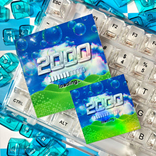 Year 2000 Holographic Stickers