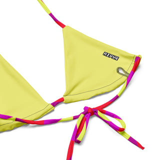 Pink Geometric String Bikini