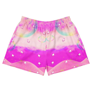 Pink Webcore Dreams Athletic Shorts