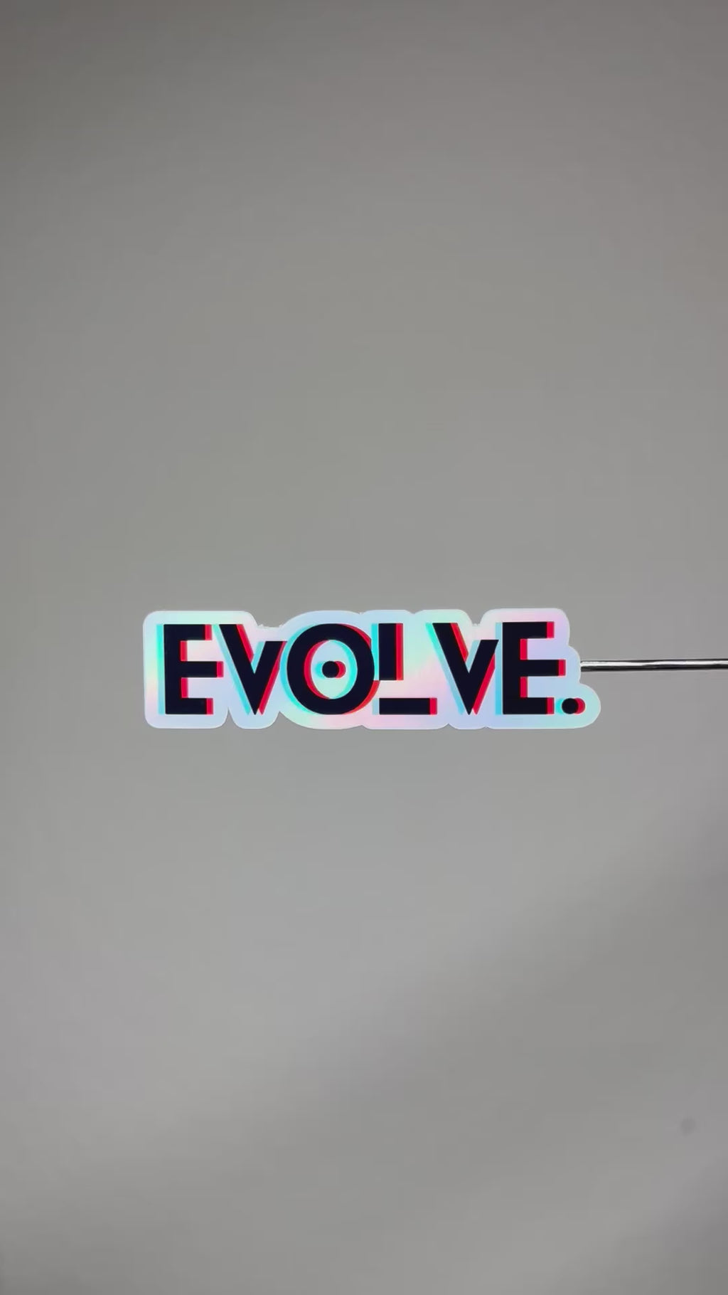 Cyber Evolve Holographic Sticker by AIPYR
