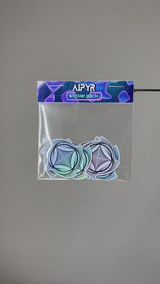 Möbius Astroid Small Holographic Sticker Pack by AIPYR