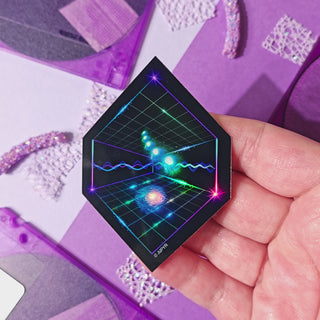 Dimension Jumping Sticker