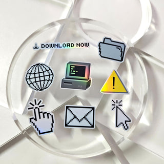 Retro Computer Stickers Pack