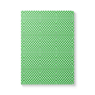 Green Geometric Softcover Journal Front